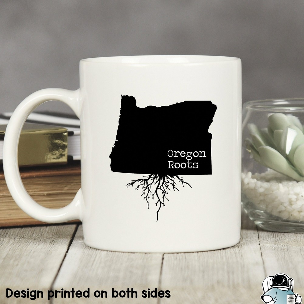 Oregon Mug Oregon Gift Oregon Map Oregon Coffee Mug Or Roots State Mug Oregon
