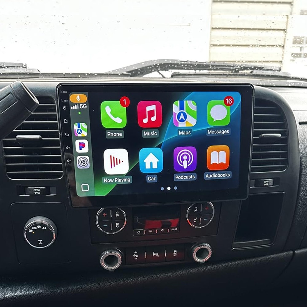 4+64G For 2007-2014 GMC Sierra 1500 2500 3500 Android 14 CarPlay Car Radio GPS