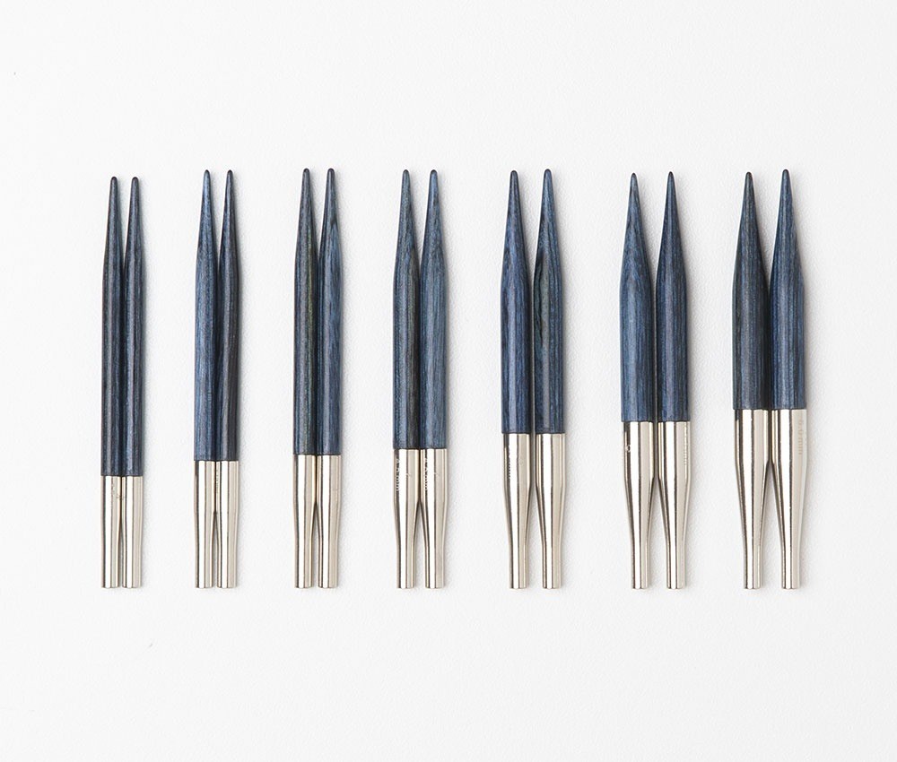 Knit Picks Blue & Gold Short Interchangeable Needle Clutch Set - N6025