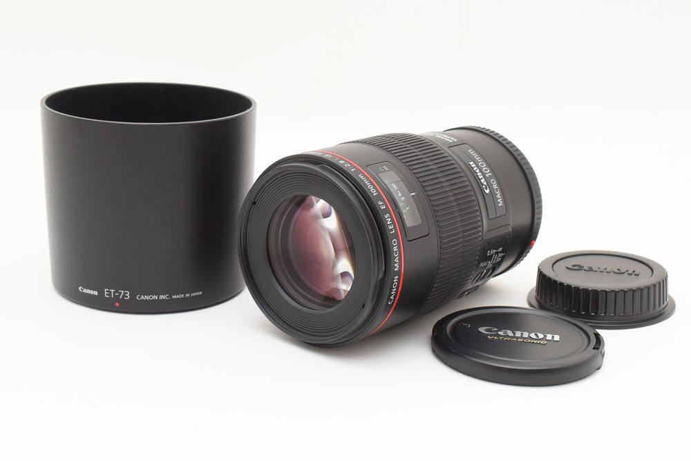 Canon EF 100mm F2.8 L Macro IS USM Lens in Mint Condition from Japan