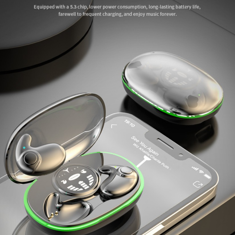 Invisible Sleep Wireless Earbuds Bluetooth 5.3 Headset TWS Earphone Universal/
