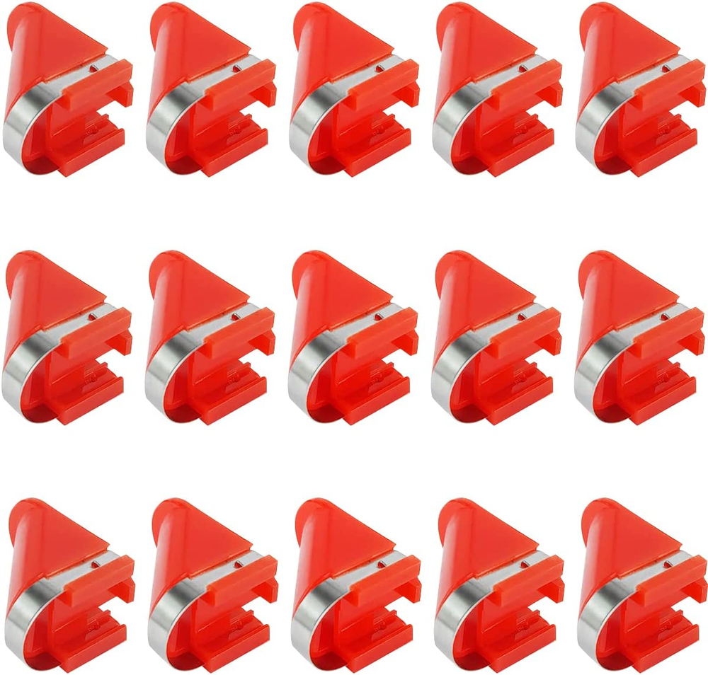 15-Piece Stainless Steel Replacement Blades for Automatic Potato Peeler Cutter