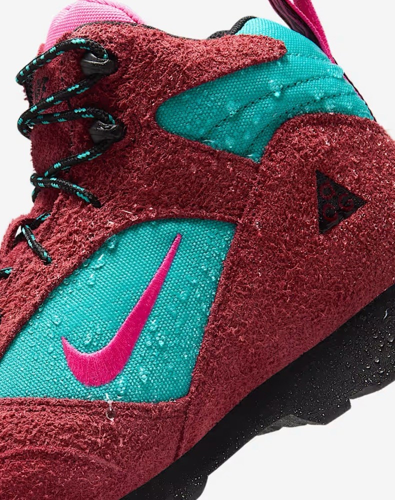 $180 Nike ACG Torre Mid Waterproof Boots Pink Red Blue FD0212-600 Men’s 12 Rare