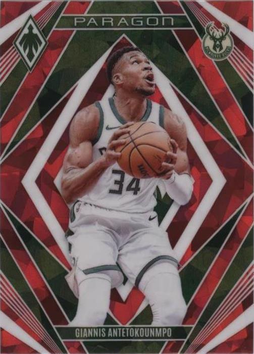 2023-24 Panini Phoenix - Paragon Red Ice #10 Giannis Antetokounmpo