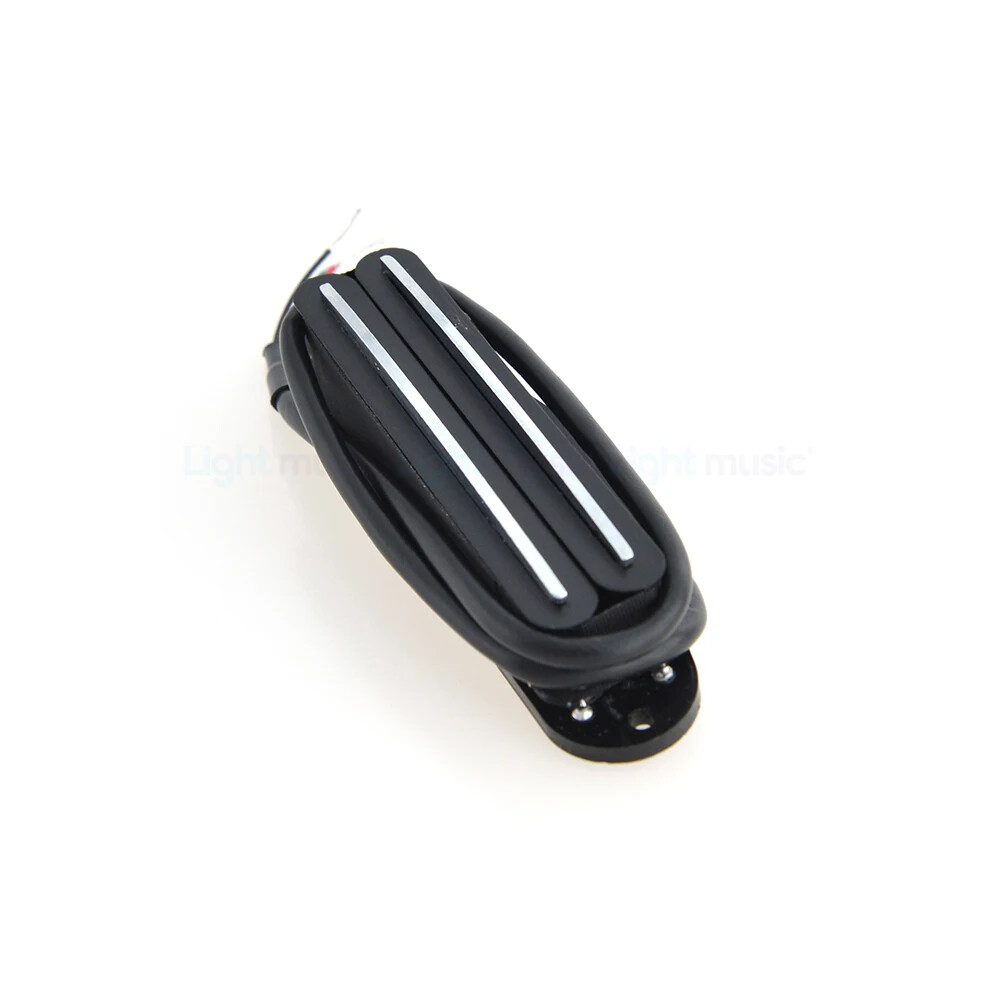 Plastic Guitar Dual Coil Humbucker Pickup 4 Wire Dual Rail Blade Pickup Coil