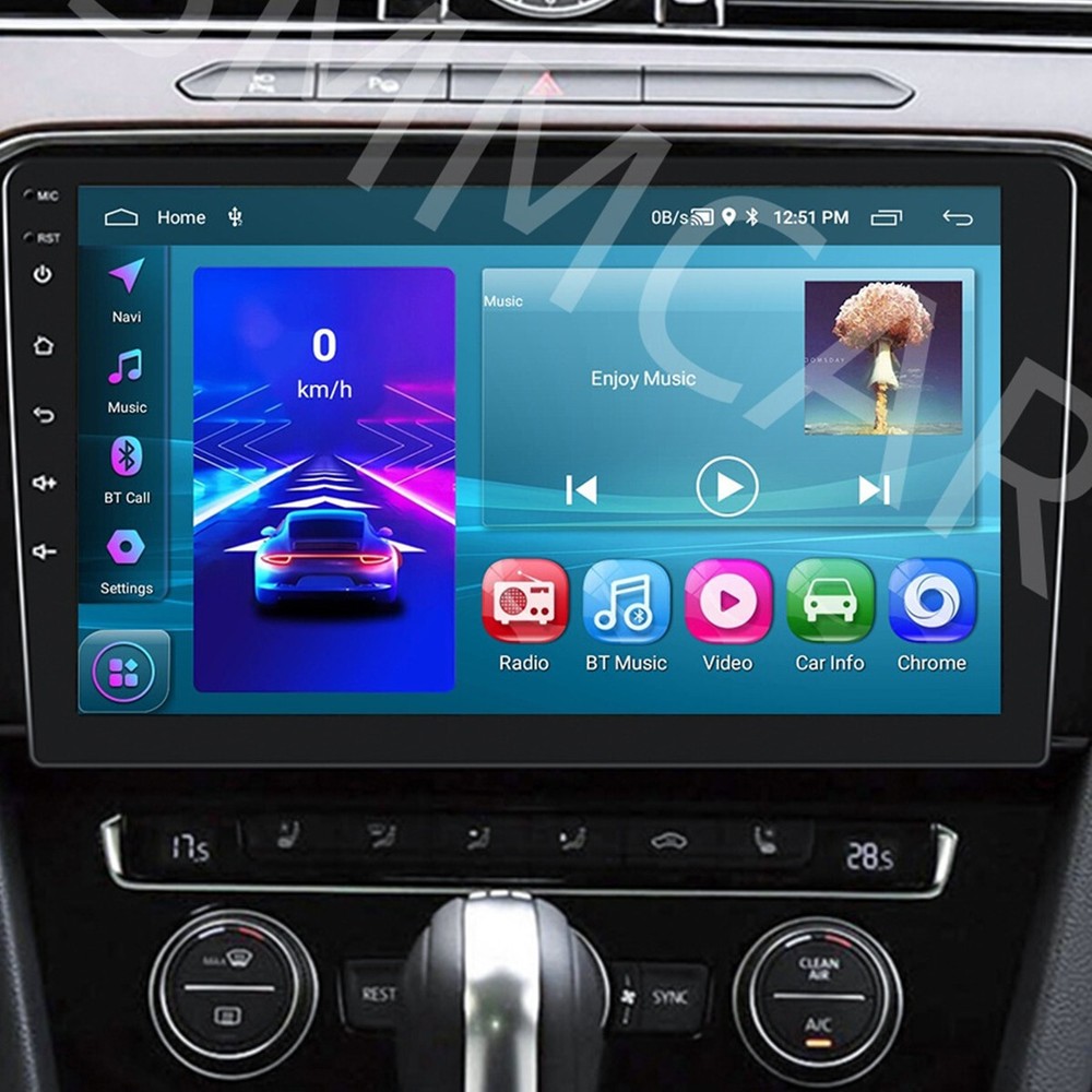 2DIN Car Stereo with GPS WIFI Bluetooth RCA AUX CarPlay Android Auto Support