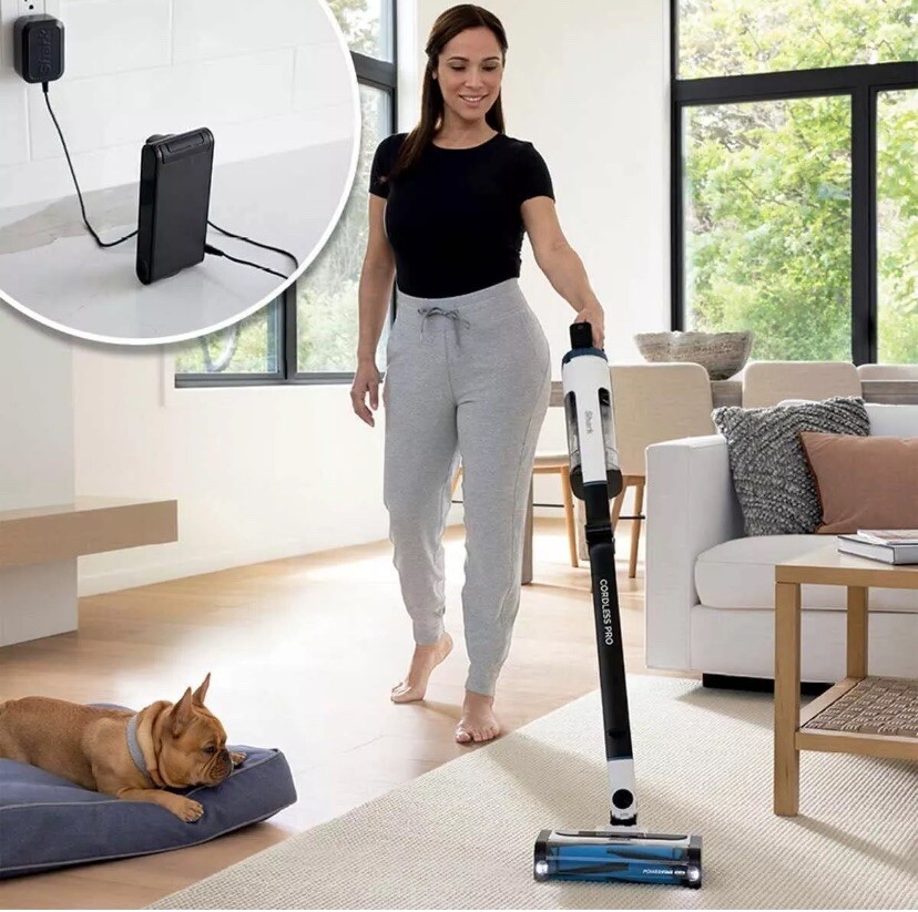 Shark UZ565H Pro Cordless Vacuum Cleaner with Clean Sense IQ - White