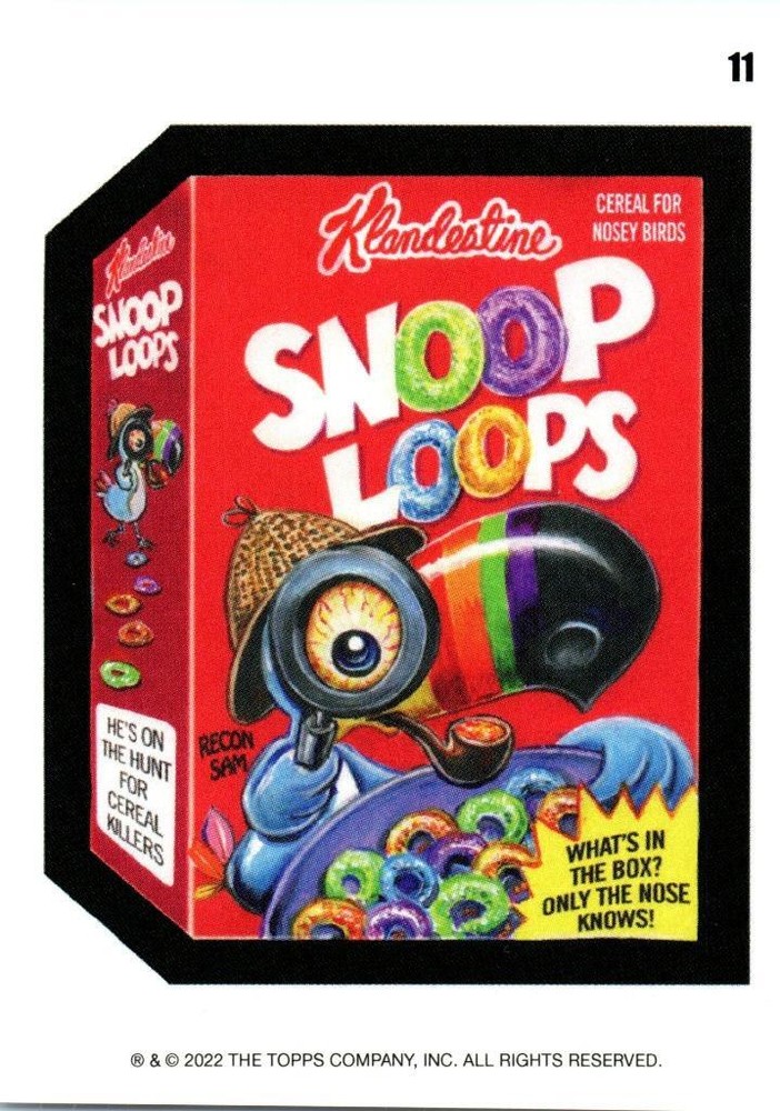 2022 June Wacky Packages Variant Coupon Card #11 Snoop Loops Cereal Collectible-image