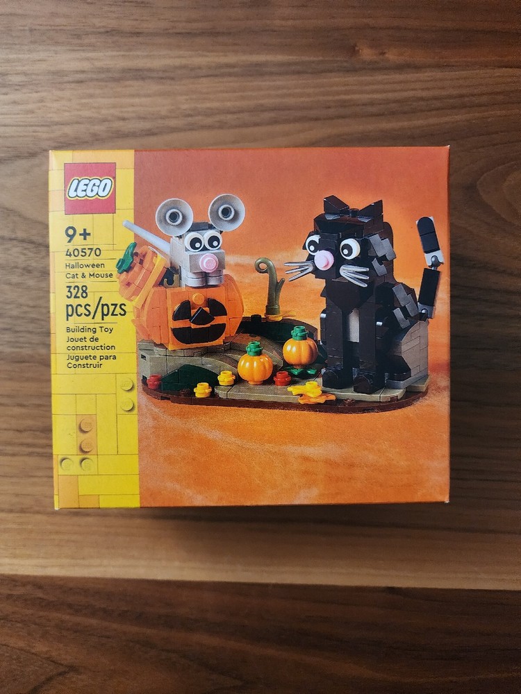LEGO Halloween Cat and Mouse Seasonal Building Kit 40570-image