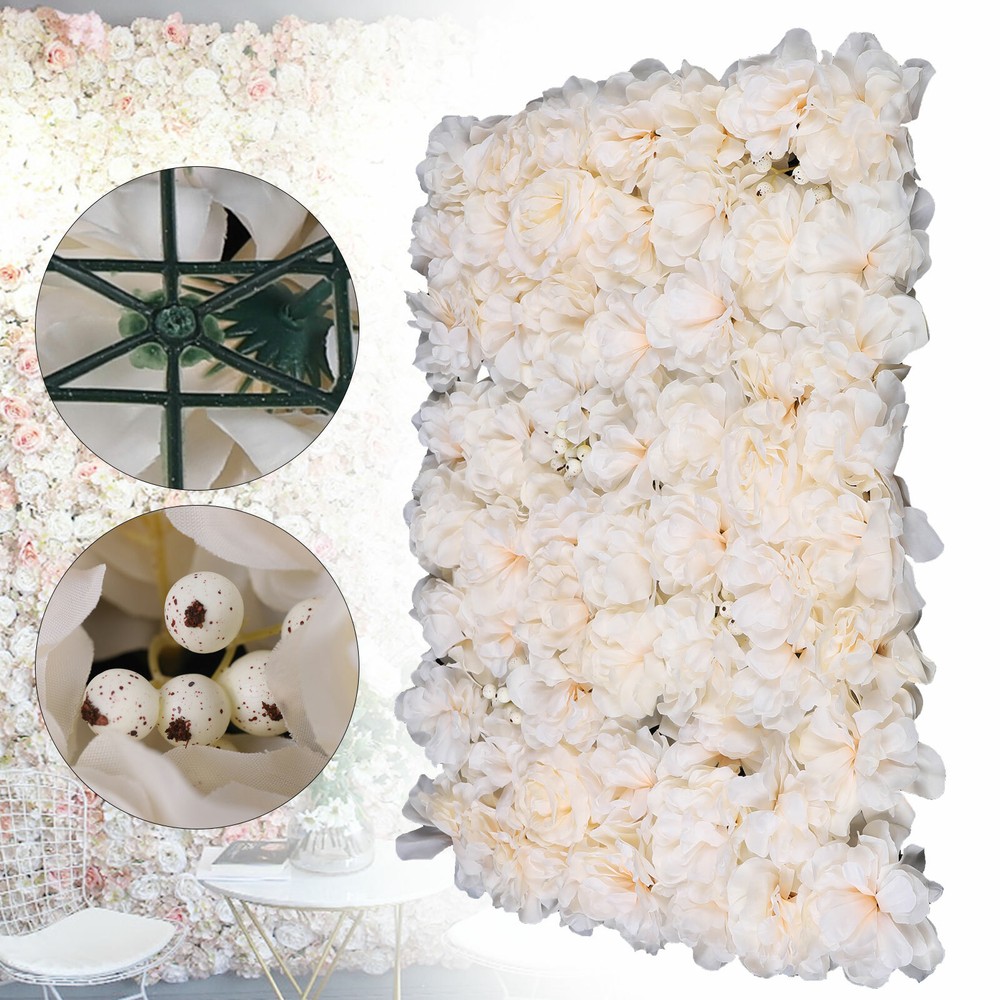 6pack Artificial Silk Hydrangea Flower wall Panel Wall Decor wall Panel