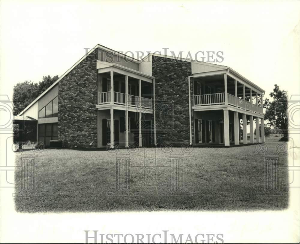 1978 Press Photo Home in Ormond Plantation Estates, Destrehan, Louisiana