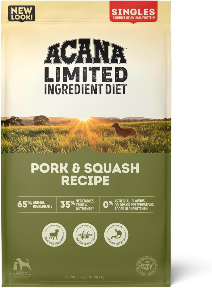 ACANA Singles Limited Ingredient Grain Free High Protein Dry Dog Food 22.5lb Bag