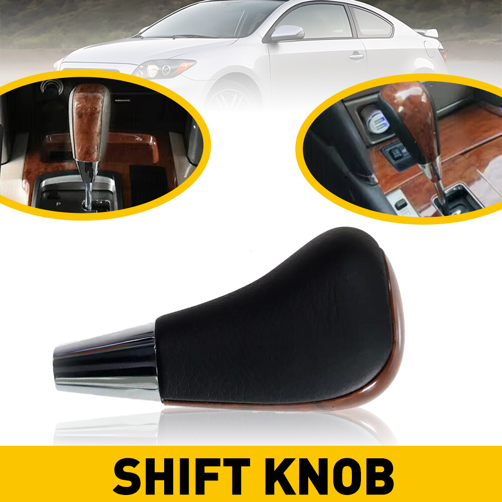 Walnut Wood Leather Gear Shifter Stick Knob Handle For Toyota Highlander 2009-12