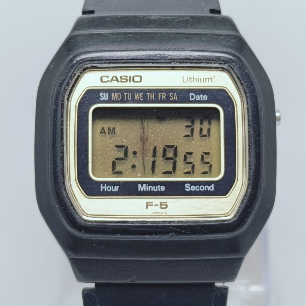 Casio Lithium F-5 Quartz 58 Digital Vintage Men’s Watch
