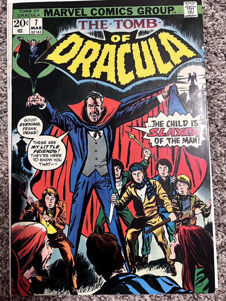 The Tomb of Dracula #7 F+ Slayer of The Man