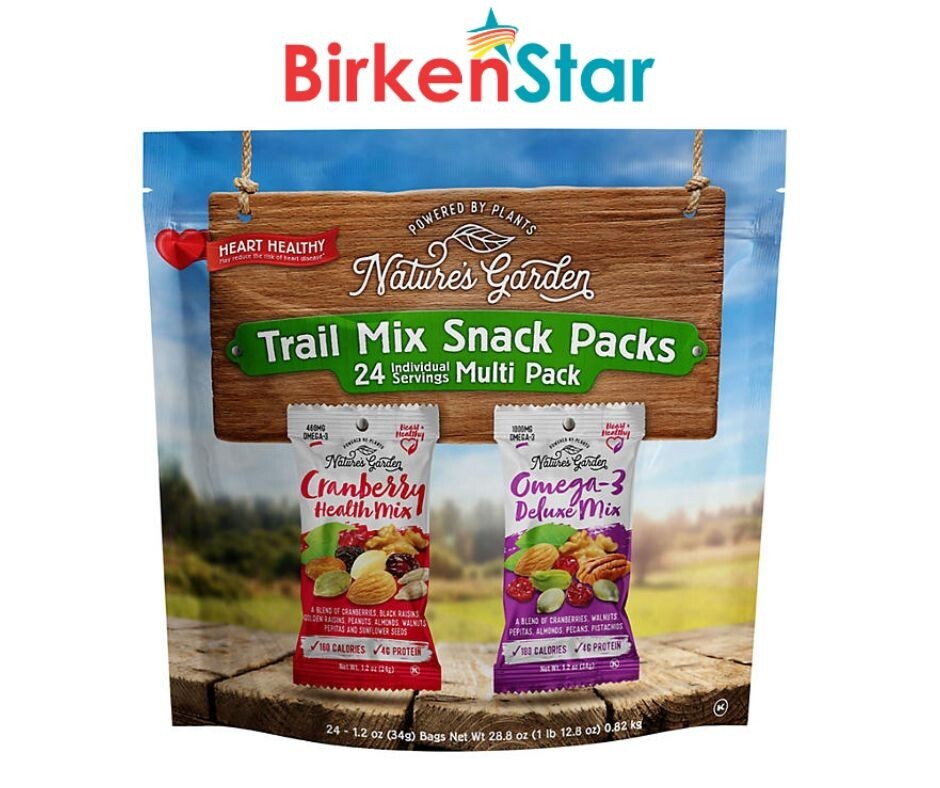 Nature's Garden Trail Mix Snack Packs (1.2oz., 24pk) Great Price