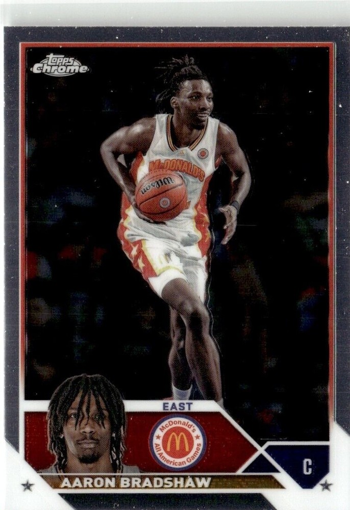 2023-24 CHROME MCDONALD'S ALL AMERICAN AARON BRADSHAW UNIVERSITY OF KENTUCKY #2