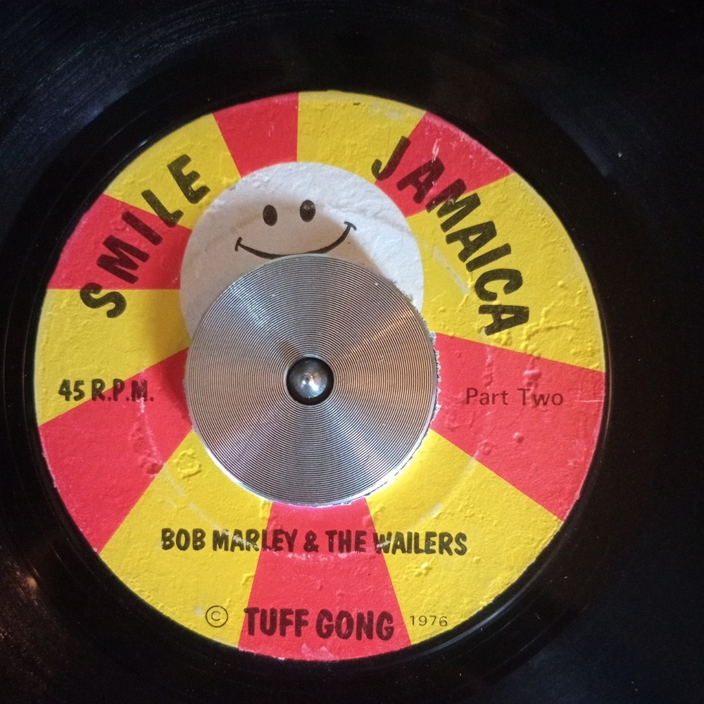 BOB MARLEY & WAILERS: Smile Jamaica JA Tuff Gong OG 7 ' VG+  vinyl record