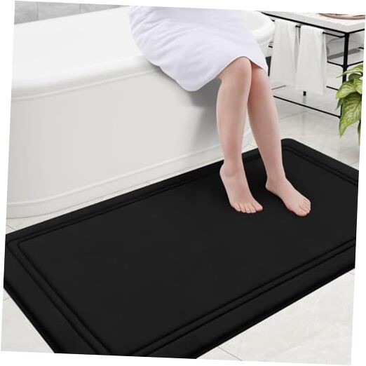 Ultra Soft Memory Foam Bath Mat 59x34 Non-Slip Absorbent Bathroom Rug