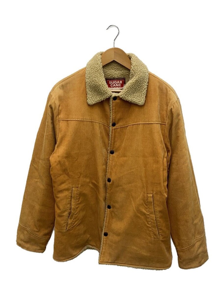 SUGAR CANE Corduroy Coverall Jacket Size L Gold Vintage Workwear