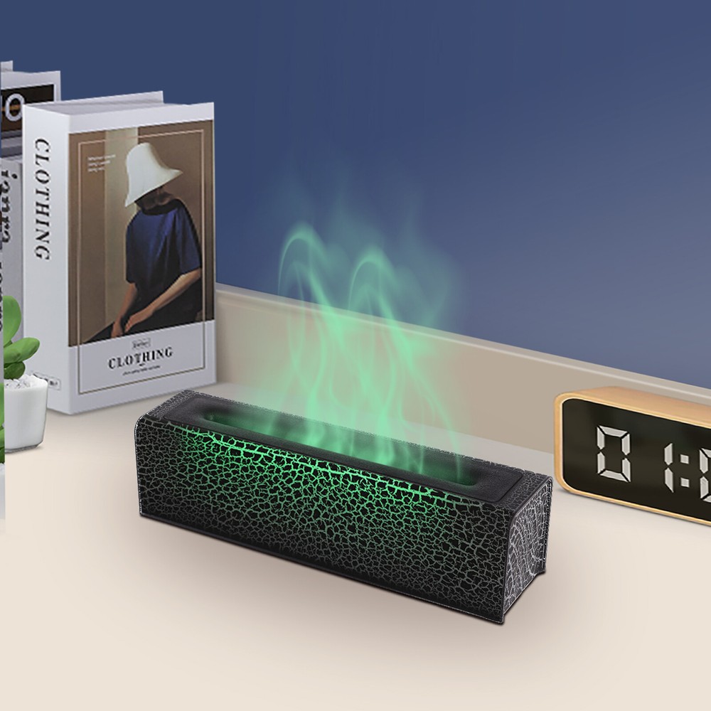 Fragrance Expander Flame Essential Oil Diffusers 7 Colour Lights Aromatherapy