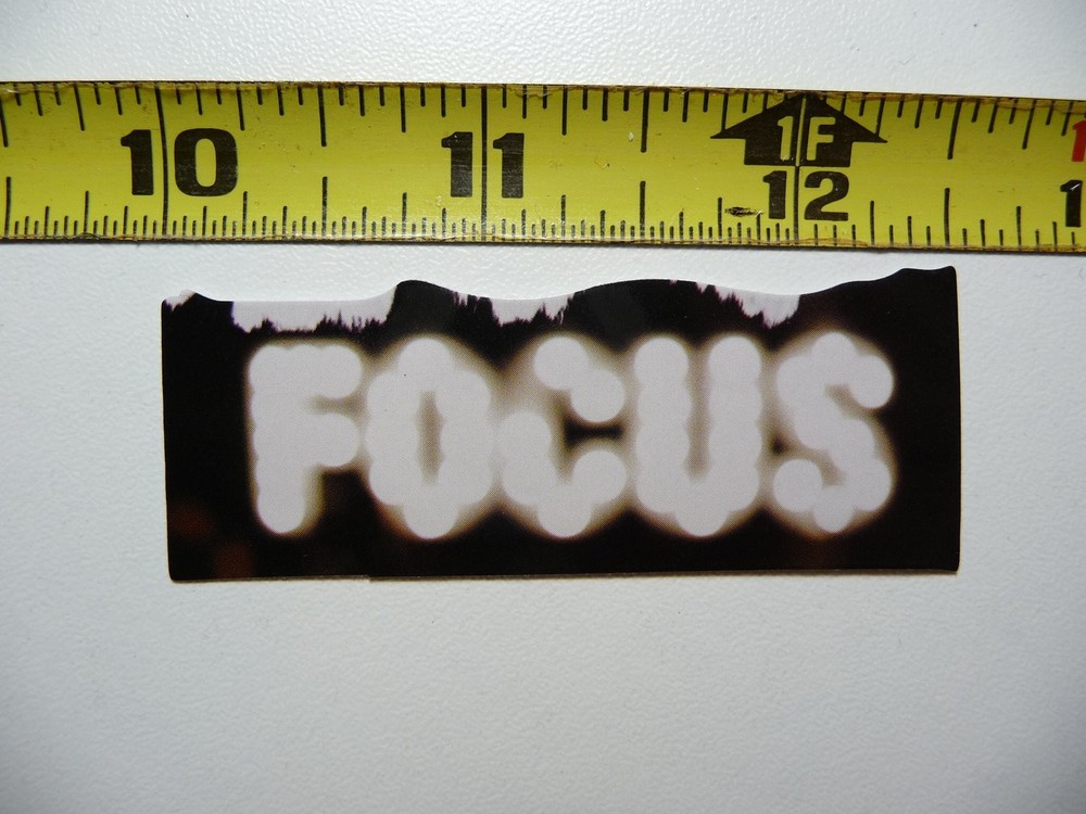 Motivational Focus Sticker Decal for Scrapbooking Positivity