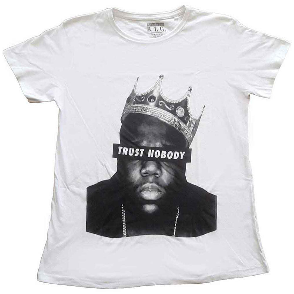 Biggie Smalls T Shirt Trust Nobody Logo new Official Womens Boyfriend Fit