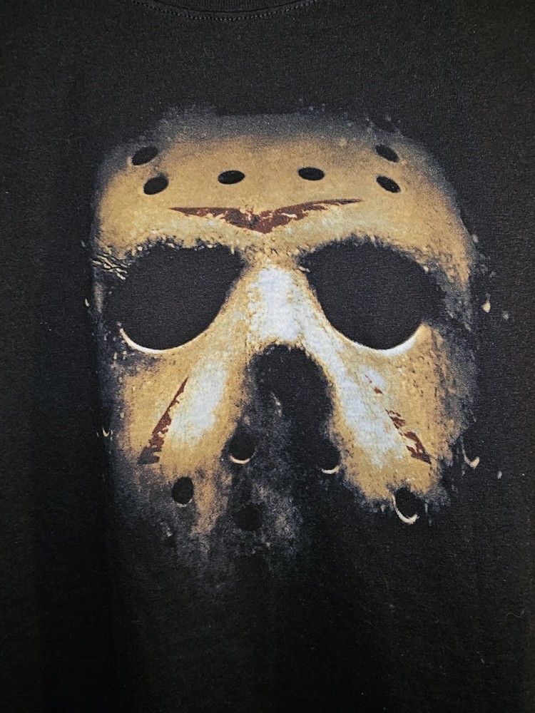 Friday The 13th Jason Voorhees Xl Womens Black Graphic Logo Short Sleeve Tshirt