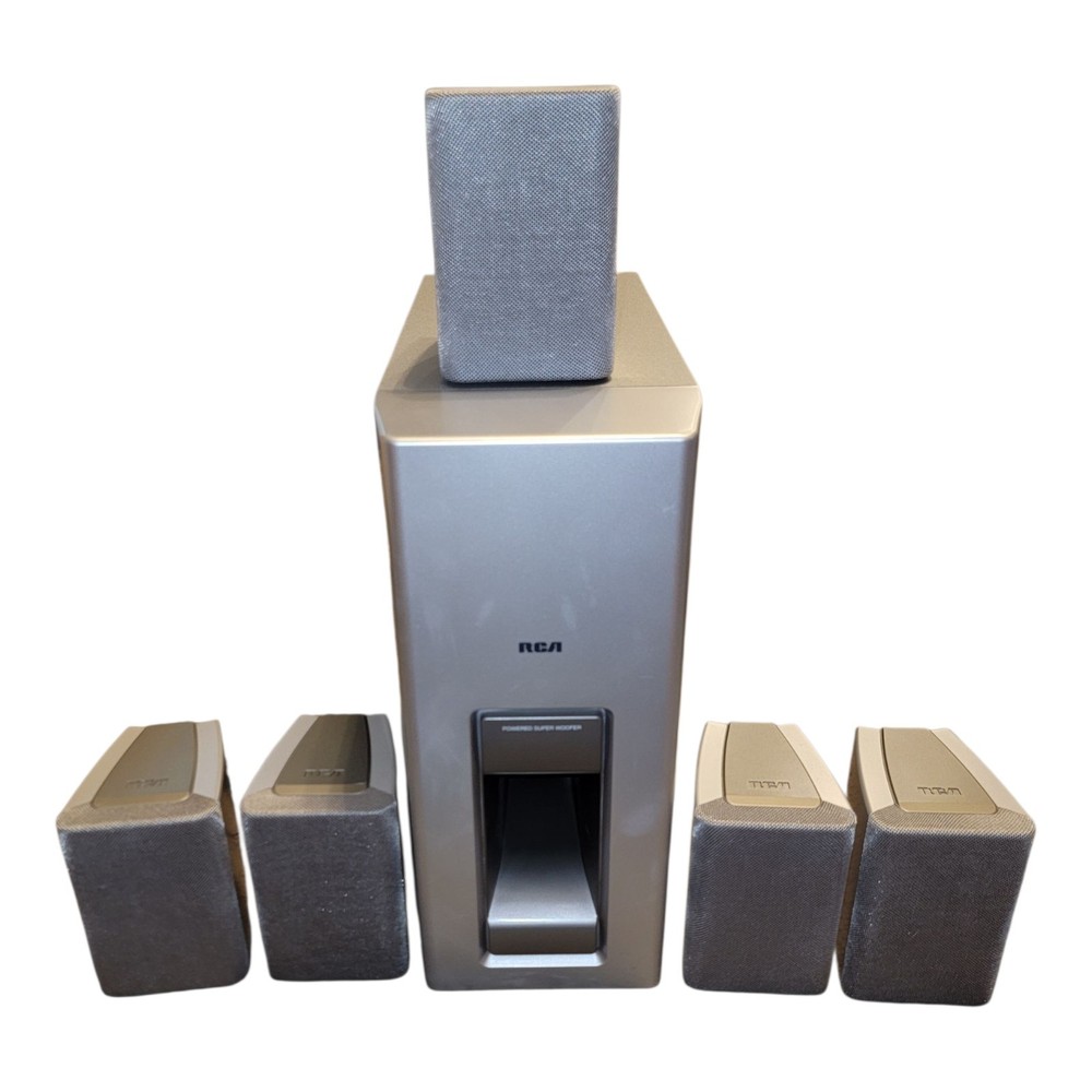 RCA 5.1-Channel Home Theater Speaker System with Subwoofer - Fully Tested