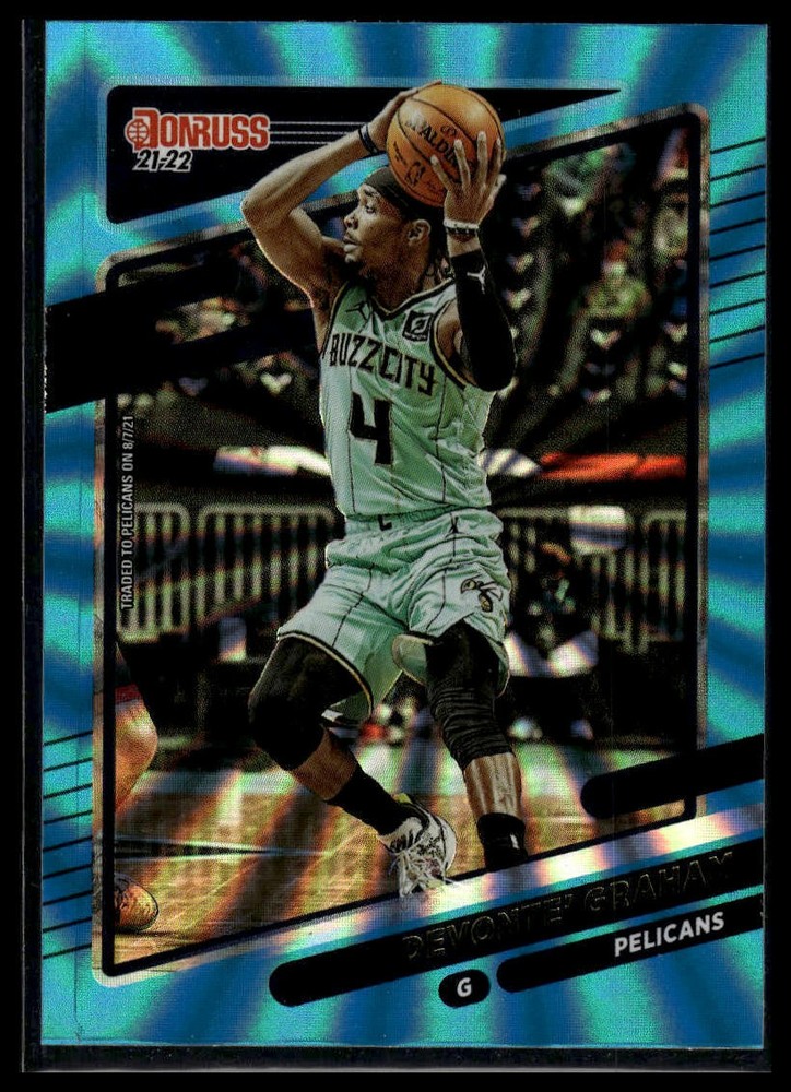 2021-22 Donruss #74 Devonte' Graham Holo Teal Laser