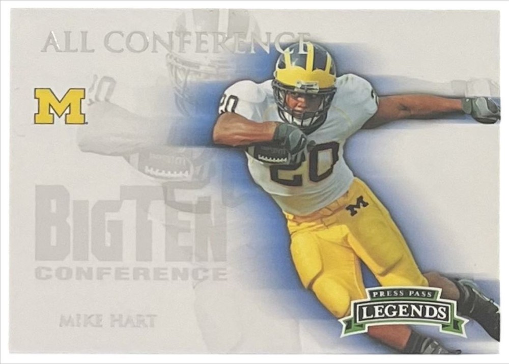 2008 Press Pass Legends All Conference #AC-9 Mike Hart Michigan Wolverines