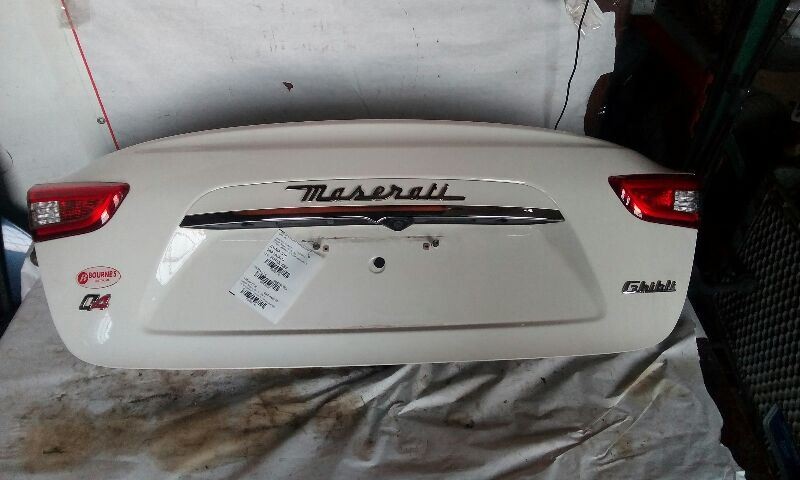 2016 Maserati Ghibli Trunk With Camera