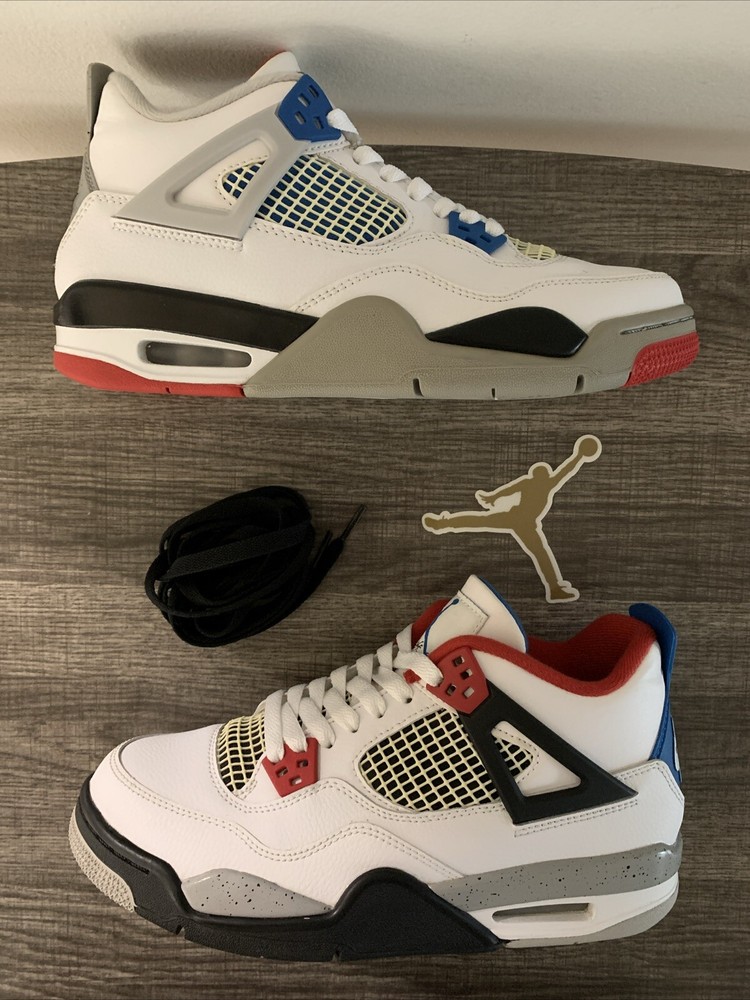Size 7Y - Nike Air Jordan 4 Retro What The 2019