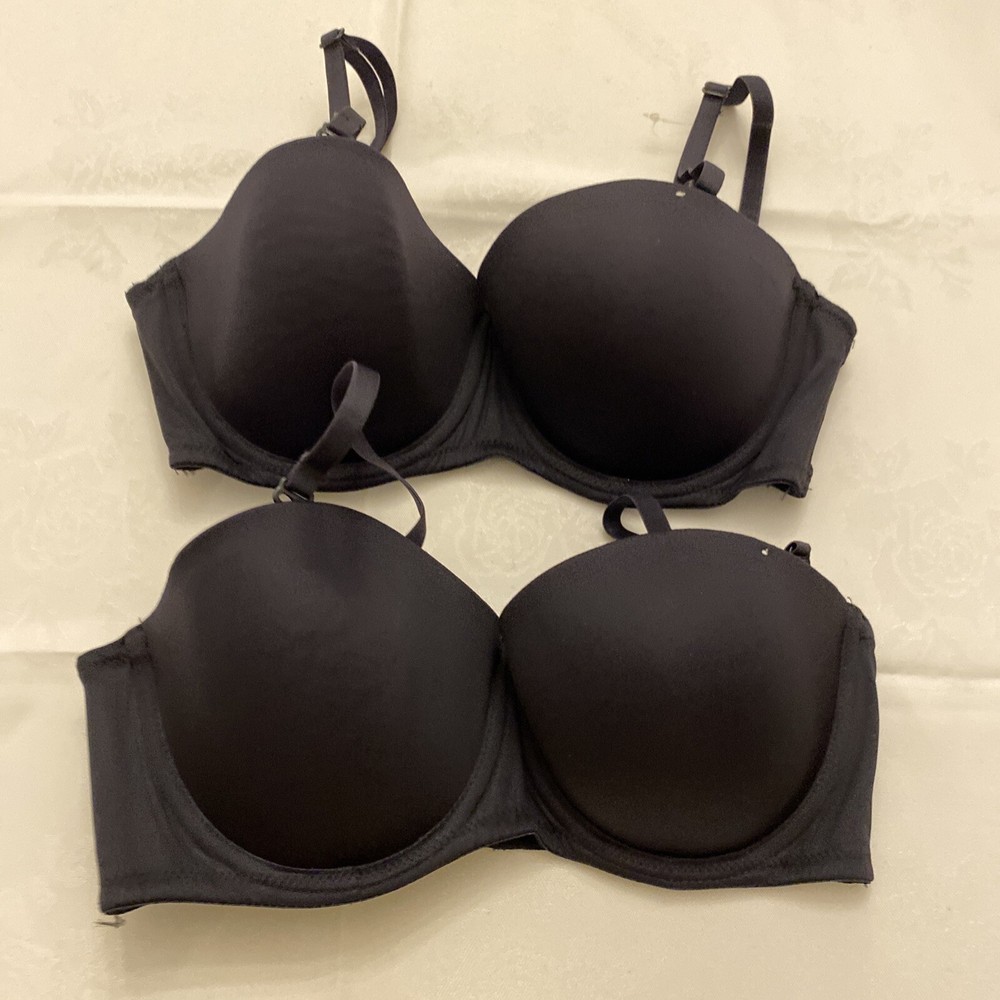 CLEARANCE SALE BWITCH LADIES WOMEN'S BLACK UNDERWIRED T-SHIRT BRA SIZE 34C 85cm-image