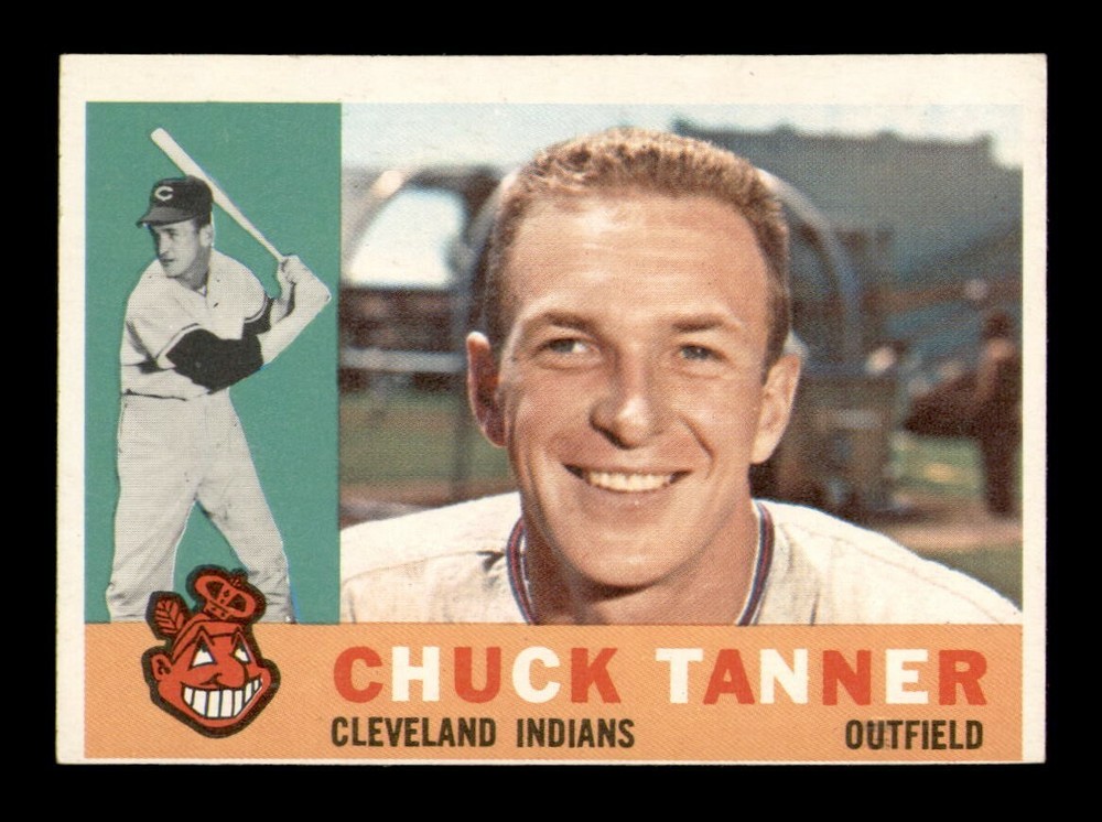 1960 Topps #279 Chuck Tanner NM Baseball Card OBGcards  