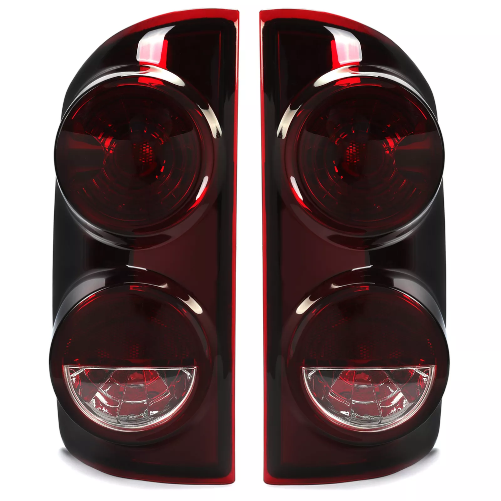 Pair Tail Lights Lamps Red Smoke For 2007-2008 Dodge Ram 1500 07-09 2500 3500