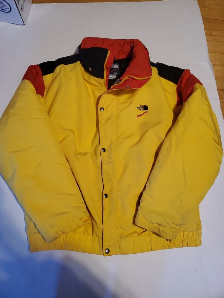 Vintage North Face Size XL Extreme Gore Tex Coat dble removable layer USA yellow