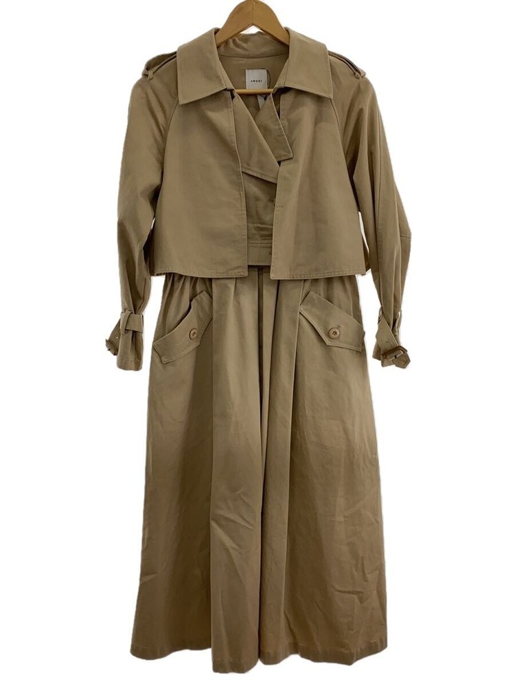 Ameri Trench Coat/-/Cotton/Beg/Plain/02627090  2274
