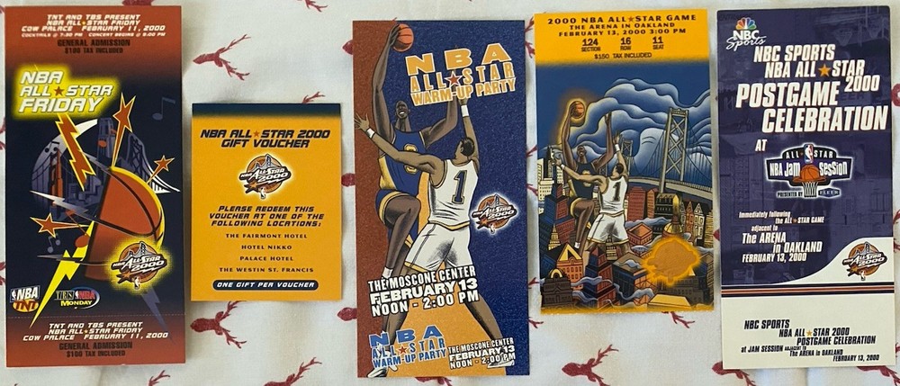 5 NBA All-Star 2000 Tickets - Friday Event Bundle with Gift Voucher-image