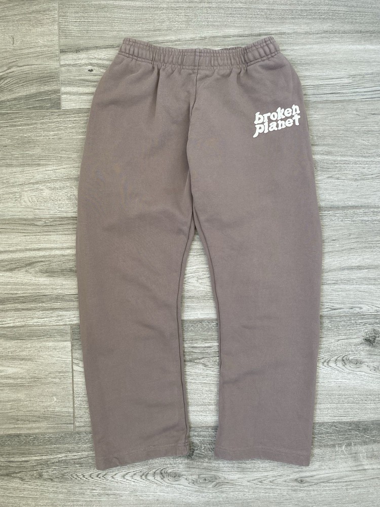 Broken Planet Taupe Pants Straight Jogger Sweatpants Men's M Size
