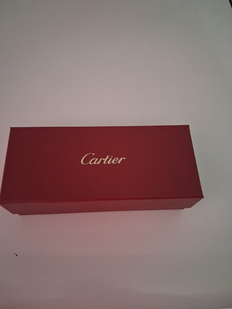Cartier Sunglasses Woodgrain Oval Lenses