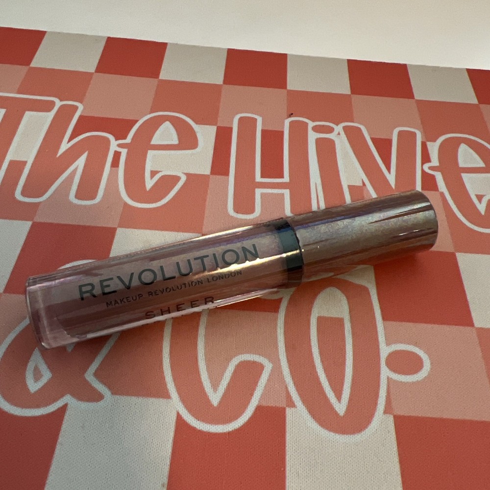 Revolution Sheer Brilliant, Sheer Brunch 123 Liquid Lipstick, 0.1oz