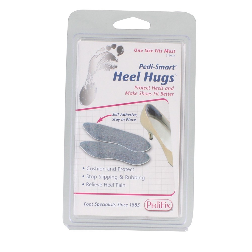 PediFix Pedi Smart Heel Hugs PXP68 Transparent Synthetic Heel Cushions