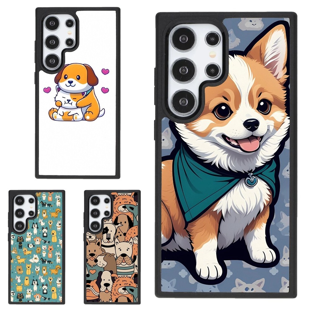 iPhone SE4 16E 12 13 14 15 16 Pro Max Dog Art Print Anti-Scratch Phone Cover  