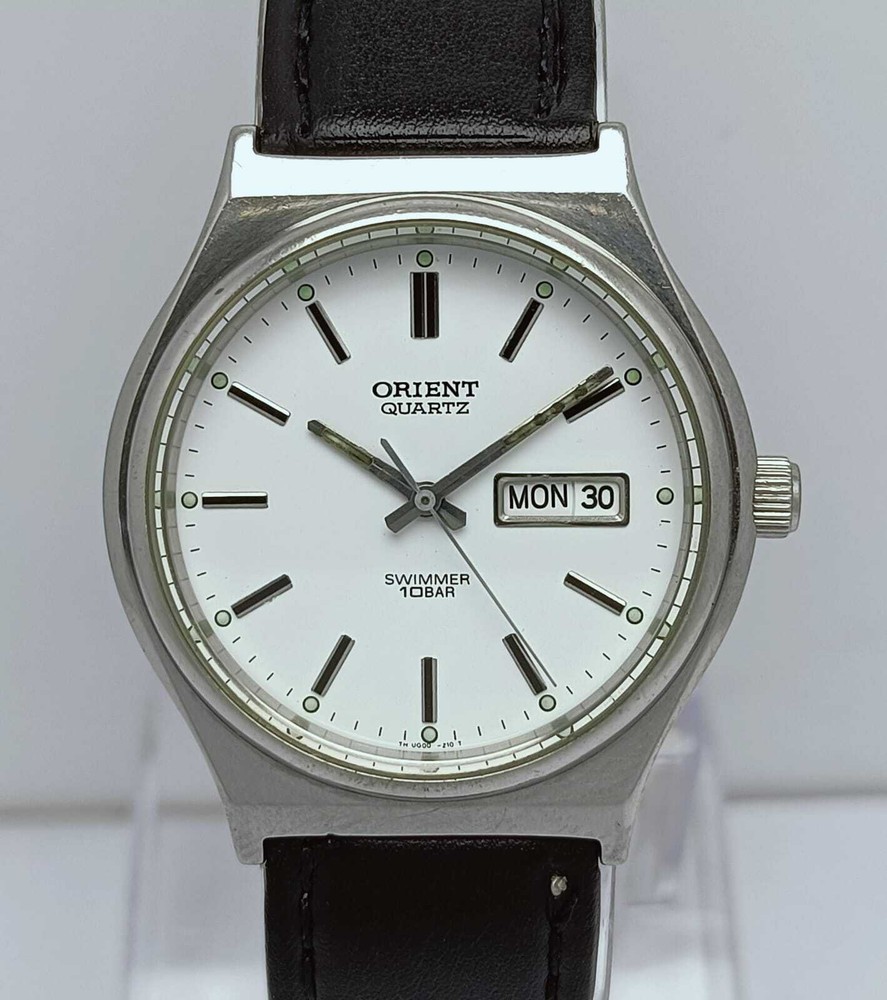Orient Swimmer Quratz UG00-CO Day/Date Vintage Men’s Watch IMA247KS4