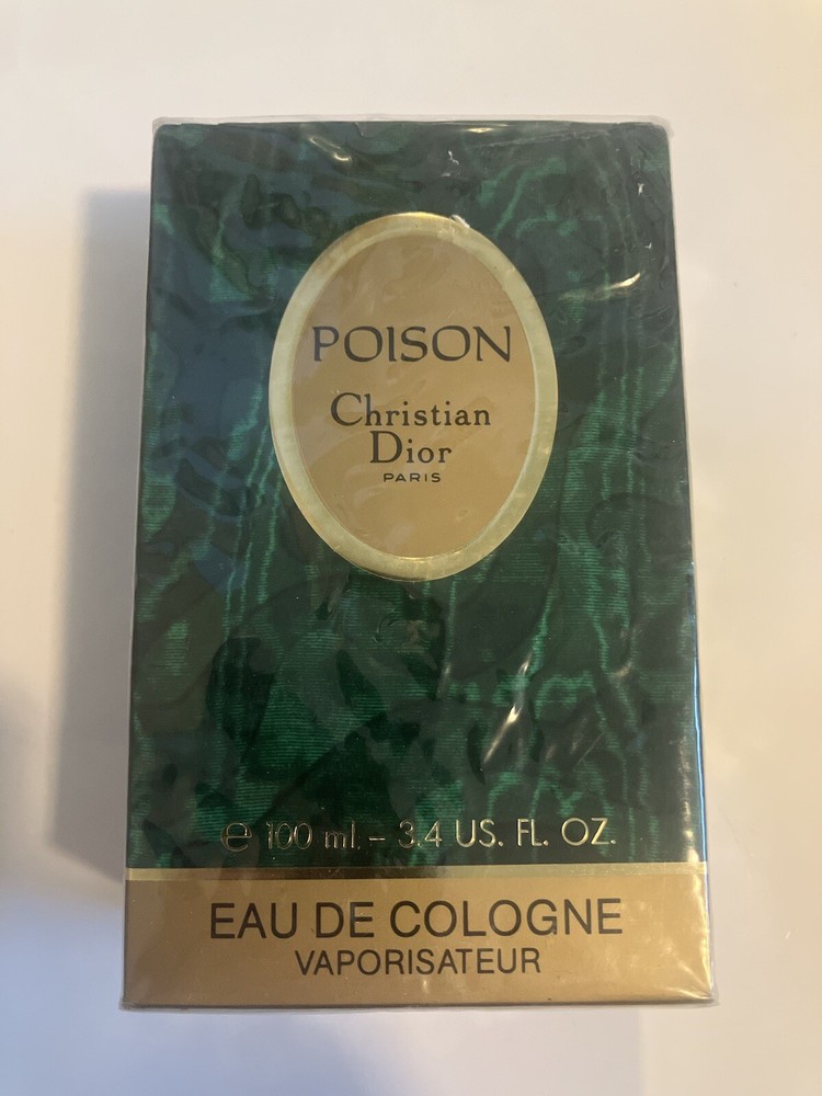 Vintage Christian Dior Poison France 100ml 3.4oz new sealed rare women cologne