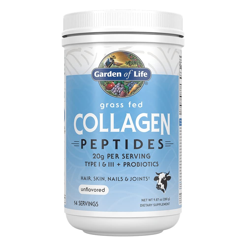 Grass Fed Collagen Peptides Powder Unflavored Collagen Powder for Women Men H...