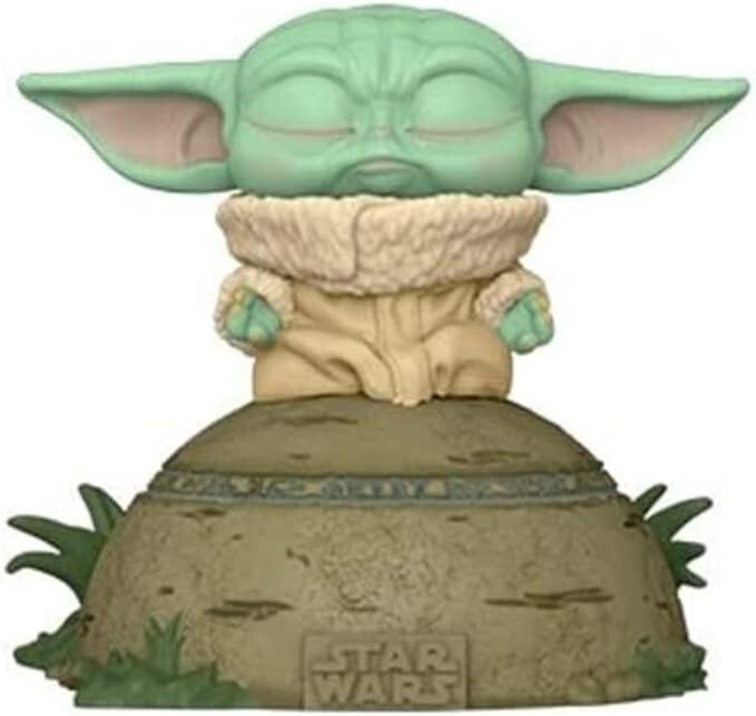 Funko Pop Deluxe Mandalorian The Child Grogu Using The Force