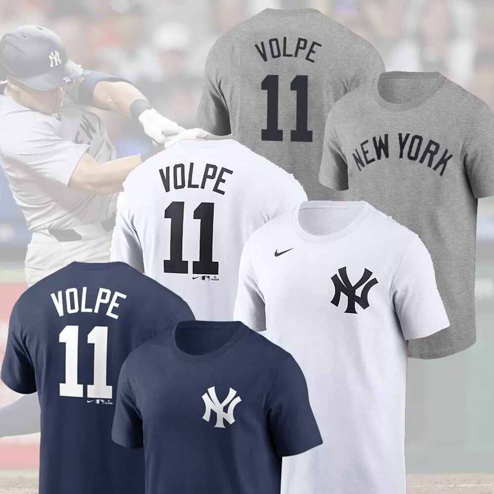 Anthony Volpe #11 New York Yankees Player T-Shirt Name & Number
