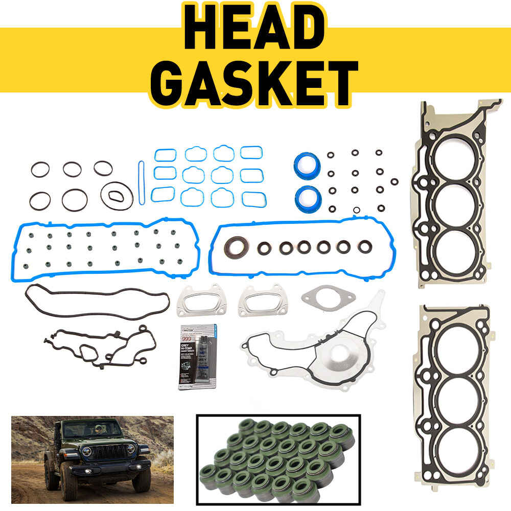 Head Gasket Set For 1500 Ram Chrysler 200 300 Dodge Avenger Jeep 3.6L DOHC VIN G